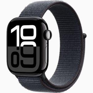 Apple Watch S10/46mm/Jet Black/Sport Band/Ink