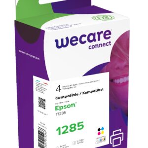 WECARE ARMOR ink sada kompatibilná s EPSON C13T12854012,čierna/CMY