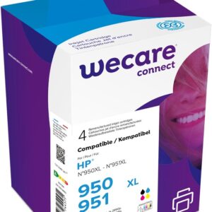 WECARE ARMOR ink sada kompatibilná s HP C2P43AE, CMYK/HC