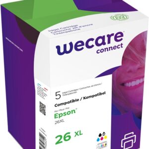 WECARE ARMOR ink sada kompatibilná s EPSON C13T26364010,CMYK+PK