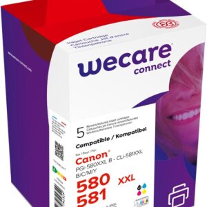 WECARE ARMOR ink sada kompatibilná s CANON PGi-580XXL/CLi-581XXL,CM