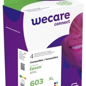 WECARE ARMOR ink sada kompatibilná s Epson 603XL, C13T03A640, CMYK