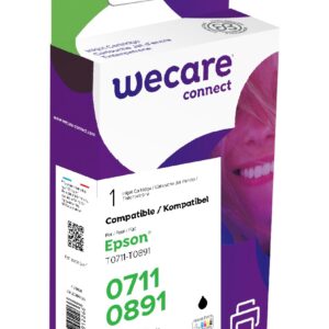 WECARE ARMOR ink kompatibilný s EPSON C13T07114012,čierna/black pigm