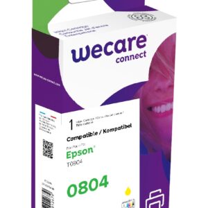 WECARE ARMOR ink kompatibilný s EPSON C13T08044011,žltá/yellow