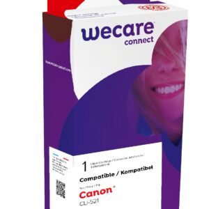 WECARE ARMOR ink kompatibilný s CANON Cli-521BK, čierna/black