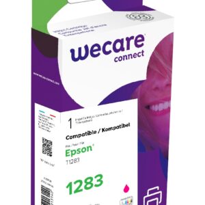 WECARE ARMOR ink kompatibilný s EPSON C13T12834012, červená/magenta