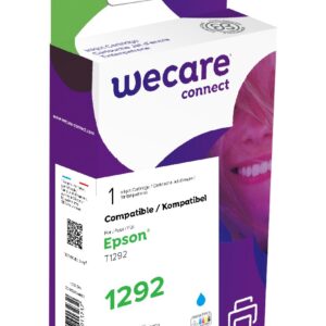WECARE ARMOR ink kompatibilný s EPSON C13T12924012, modrá/cyan