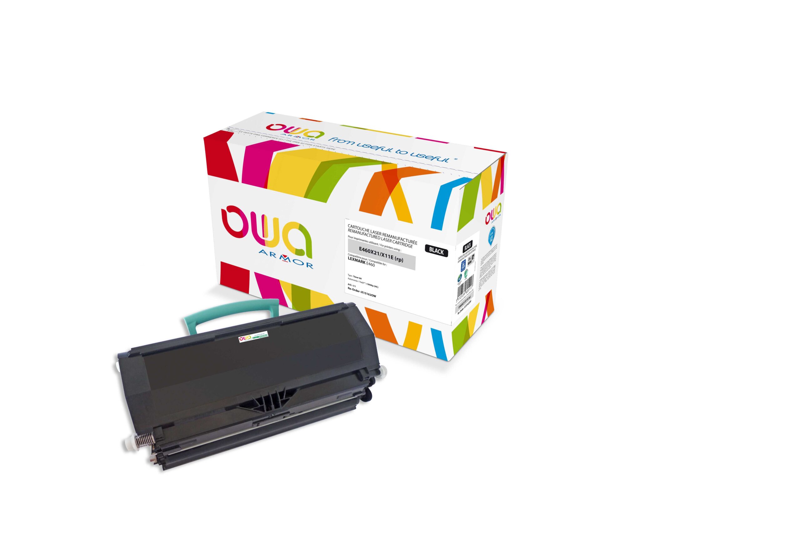 OWA Armor toner kompatibilný s Lexmark E460, E460X11E, 15000st, čierna/black