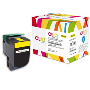 OWA Armor toner kompatibilný s Lexmark C544X2YG, 4000st, žltá/yellow
