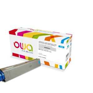 OWA Armor toner kompatibilný s OKI 43459331, 2500st, modrá/cyan