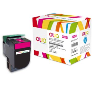 OWA Armor toner kompatibilný s Lexmark C540H1MG, 2000st, červená/magenta