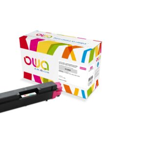 OWA Armor toner kompatibilný s Kyocera TK-590M, 5000st, červená/magenta + waste box