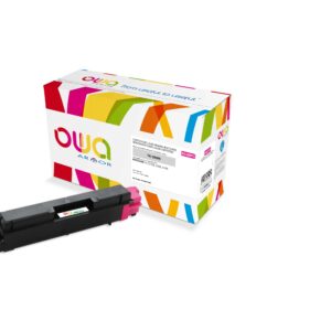 OWA Armor toner kompatibilný s Kyocera TK-580M, 2800st, červená/magenta + waste box