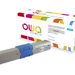 OWA Armor toner kompatibilný s OKI 44469724, 5000st, modrá/cyan