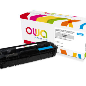 OWA Armor toner kompatibilný s HP CF401X, 2300st, modrá/cyan