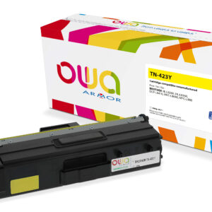 OWA Armor toner kompatibilný s Brother TN-423Y, 4000st, žltá/yellow