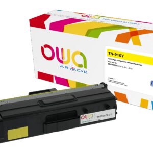 OWA Armor toner kompatibilný s BROTHER TN-910Y, 9000st, žltá/yellow