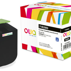 OWA Armor toner kompatibilný s LEXMARK 71B20K0, 3000st, čierna/black
