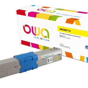 OWA Armor toner kompatibilný s OKI 46508713, 1500st, žltá/yellow