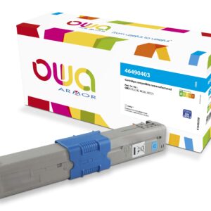 OWA Armor toner kompatibilný s OKI 46490403, 1500st, modrá/cyan