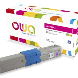 OWA Armor toner kompatibilný s OKI 46490402, 1500st, červená/magenta