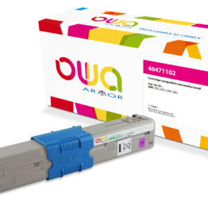 OWA Armor toner kompatibilný s OKI 46471102, 7000st, červená/magenta