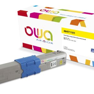 OWA Armor toner kompatibilný s OKI 46471101, 7000st, žltá/yellow