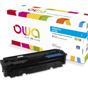 OWA Armor toner kompatibilný s HP W2031X, 415X, 6000st, modrá/cyan
