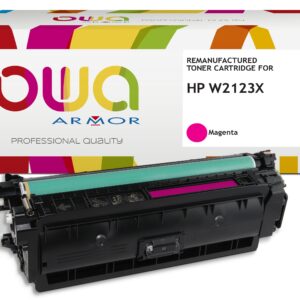 OWA Armor toner kompatibilný s HP W2123X,10000st, červená/magenta