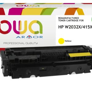 OWA Armor toner kompatibilný s HP W2032X, 415X, 6000st, žltá/yellow, level managment