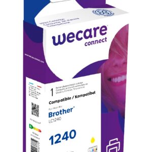 WECARE ARMOR ink kompatibilný s BROTHER LC-1240M, červená/magenta