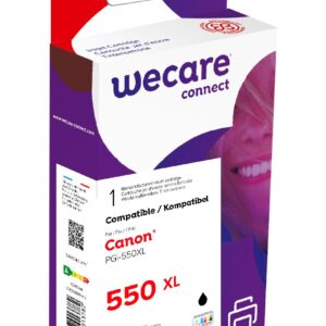 WECARE ARMOR ink kompatibilný s CANON PGi-550XLBK,čierna/black pigm.