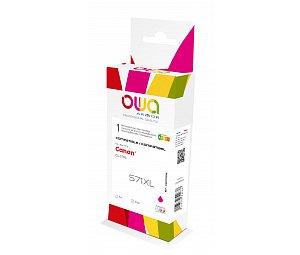 WECARE ARMOR ink kompatibilný s CANON CLi-571XLM, červená/magenta