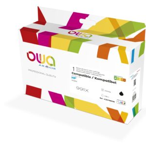 OWA ARMOR ink kompatibilný s HP M0K02AE, čierna/black, 991X