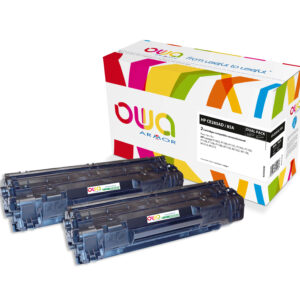 OWA Armor sada kompatibilná s HP CE285AD, 2x1600st, čierna/black