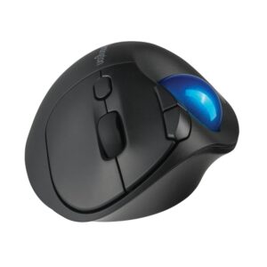 Kensington Pro Fit Ergo TB450 trackball/Ergonomický/Optický/Bezdrôtový 2.4GHz & Bluetooth/Čierny