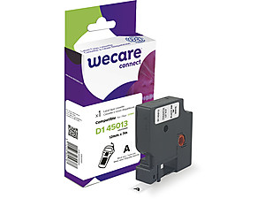 WECARE ARMOR páska kompatibilná s DYMO S0720530, Black/White, 12mm*7m