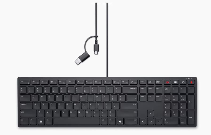 Dell KB525C drôtová klávesnica US INT USB/USB-C