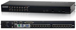 Aten 16-port OverNet Cat5 KVM PS/2+USB, OSD, rack