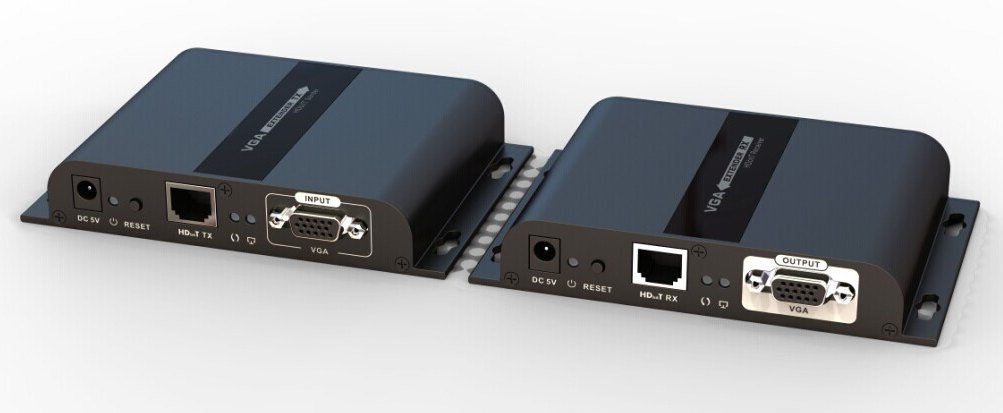 VGA extender na 120m cez LAN, over IP, HDBitT