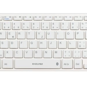 EVOLVEO WK29W/Bezdrôtová Bluetooth/ CZ layout/Biela