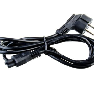 Nabíjací kábel AVACOM L-E pre notebookové zdroje trojpinové (trojlístok) dlhý 1,8m