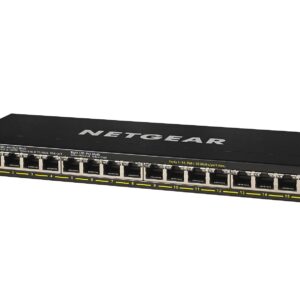 NETGEAR 16PT GE UNMANAGED SWCH W/POE/POE+