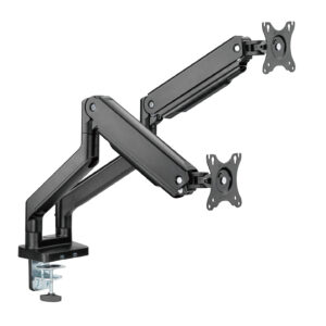 Držiak monitora Brateck LDT60-C024 dve ramená vedľa seba mechanická pružina Heavy Duty