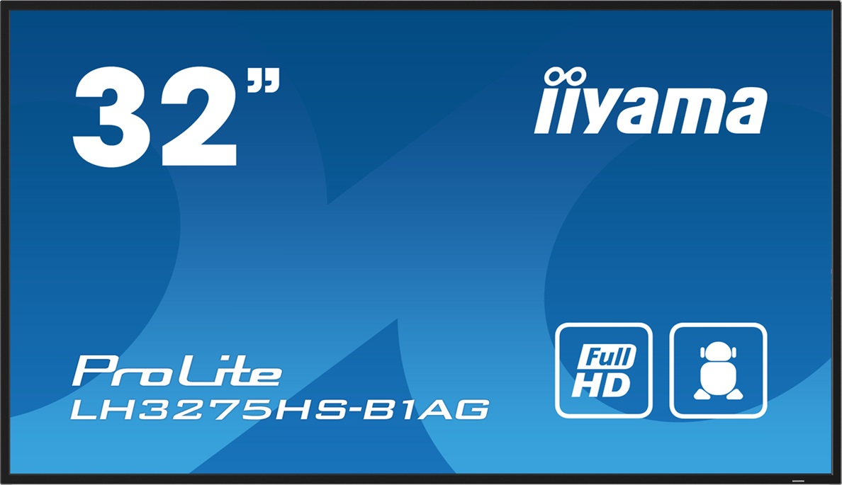 32" iiyama LH3275HS-B1AG: IPS, FHD, Android, 24/7