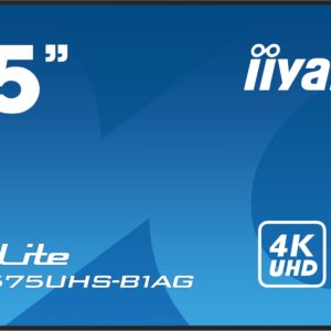 75" iiyama LH7575UHS-B1AG: IPS, 4K, 24/7, Android 11
