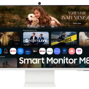 Samsung Smart Monitor/M80F/32"/VA/4K UHD/60Hz/4ms/Biela/2R