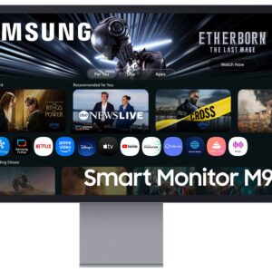 Samsung Smart Monitor/M90SF/32"/OLED/4K UHD/165Hz/0,03ms/Strieborná/2R