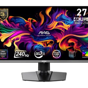 MSI MAG/272UP QD-OLED X24/26,5"/QD-OLED/4K UHD/240Hz/0,03ms/Čierna/3R
