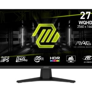 MSI MAG/274QF X24/27"/IPS/QHD/240Hz/0,5ms/Čierna/3R